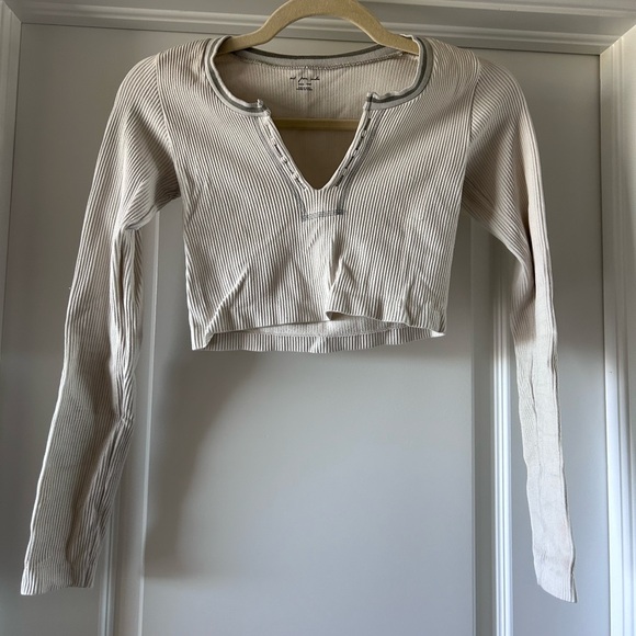 urban outfitters out from under go for gold long sleeve seamless top - Picture 1 of 3